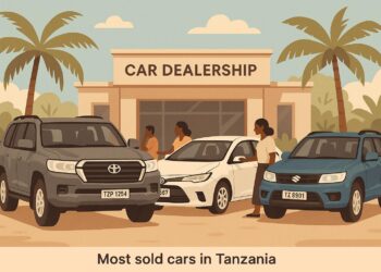Most sold cars in Tanzania
