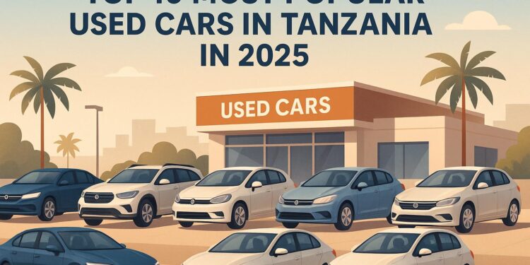Top 10 Most Popular Used Cars in Tanzania in 2025